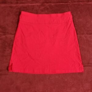 Rafaella Vibrant Red A-Line Skirt